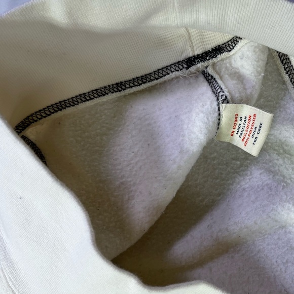 University of Notre Dame Fighting Irish Cream Green Hoodie League Sweatshirt - S - Picture 3 of 5